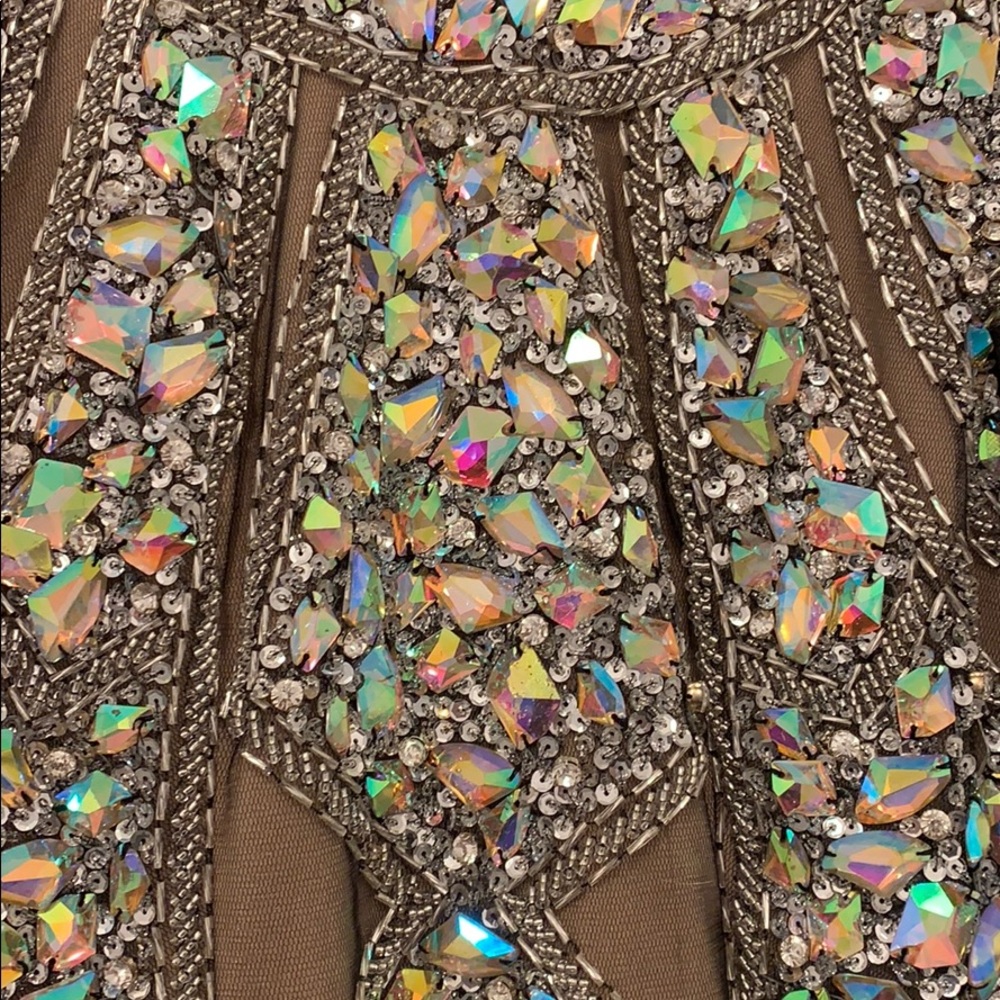 Terani couture black dress with crystals - Picture 2 of 7